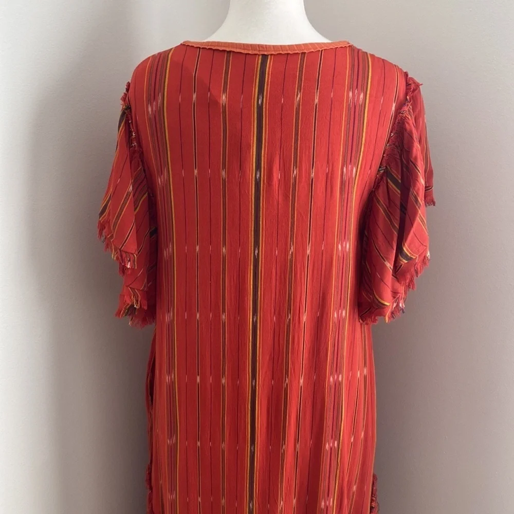 Free People Better Days Red Combo Maxi Dress Small - Picture 11 of 14